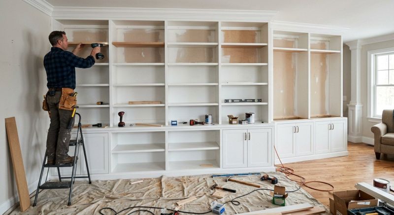 Built In Furniture Construction in Durham, NC