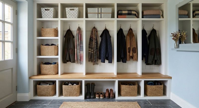 Mudroom Shelving Installation in Frederick, MD