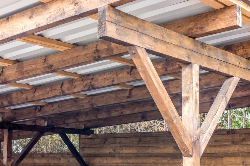Wood Carport Installation