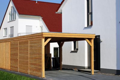 Wood Carport Installation