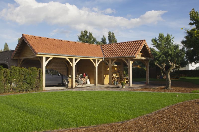 Wood Carport Installation